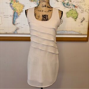 Elegant Sand Sleeveless Dress